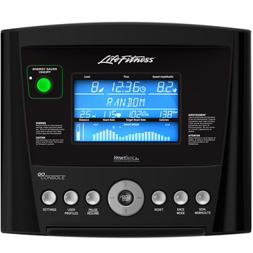 Bicicleta Recostable Life Fitness RS1 con Consola Go - 0