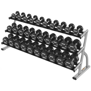 Rack De Tres Niveles para Mancuernas Life Fitness Axiom