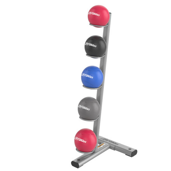 Rack Para Balones Medicinales Life Fitness 