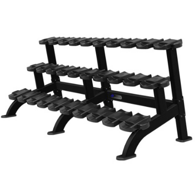 Estante Para Mancuernas Nautilus Triple Dumbbell Rack Fitness For Life Dominicana