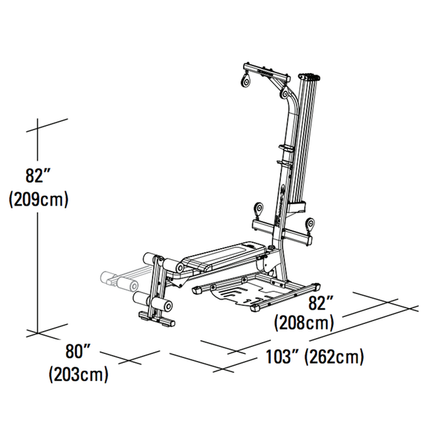 Gimnasio de Casa Bowflex PR1000